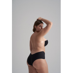 BYE BRA Low Back Mid Waist Brief Black