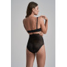 BYE BRA Lacy High Waist Shaping Brief Black