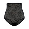 BYE BRA Lacy High Waist Shaping Brief Black