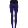 Tim & Simonsen Arianna Stripe Leggings TS1WP22632 Nero/Bluette