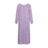 Noella Imogen Long Dress 12440002 Pink/Blue Flower