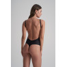 BYE BRA Low Back Sensual Bodysuit Black