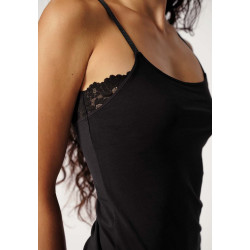 SKINY Camisole Cotton Lace 081331 Black