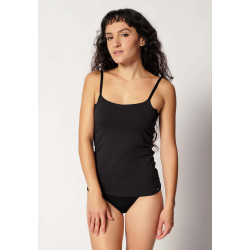 SKINY Camisole Cotton Lace 081331 Black
