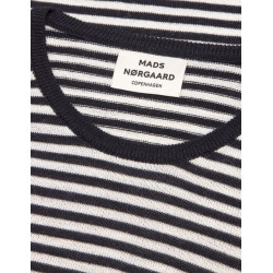 Mads Nørgaard One Stripe Ellis Knit 203894 Black/Ecru