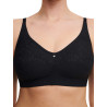 Chantelle Comfot Chic Back Smoothing Wirefree Bra C18J80 011 Black
