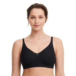 Chantelle Comfot Chic Back Smoothing Wirefree Bra C18J80 011 Black