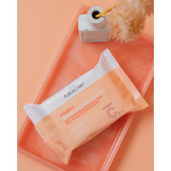 Pure & Care Makeup Remover Wipes 25pcs, Vitamin C