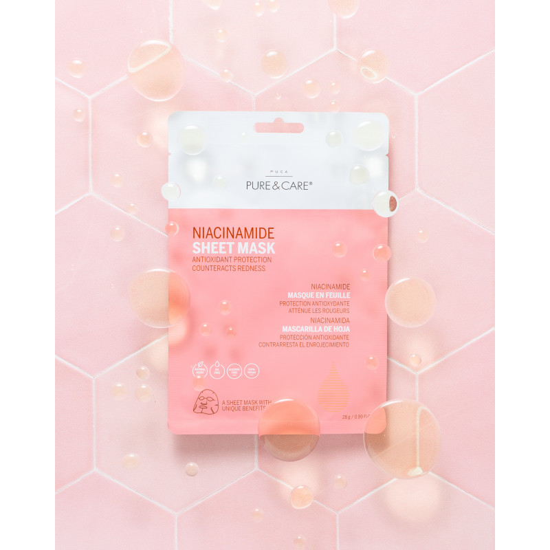 Pure & Care Face Sheet Mask - Niacinamide