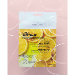 Pure & Care FACE Cotton Sheet Mask - Lemon