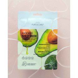 Pure & Care FACE Cotton Sheet Mask - Avocado