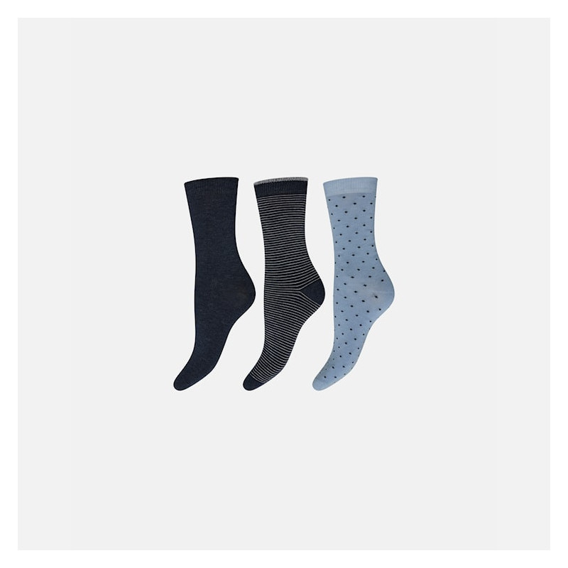 Decoy 3-Pack  Ankel Sock Bamboo/Viscose 21345 10088 Blue