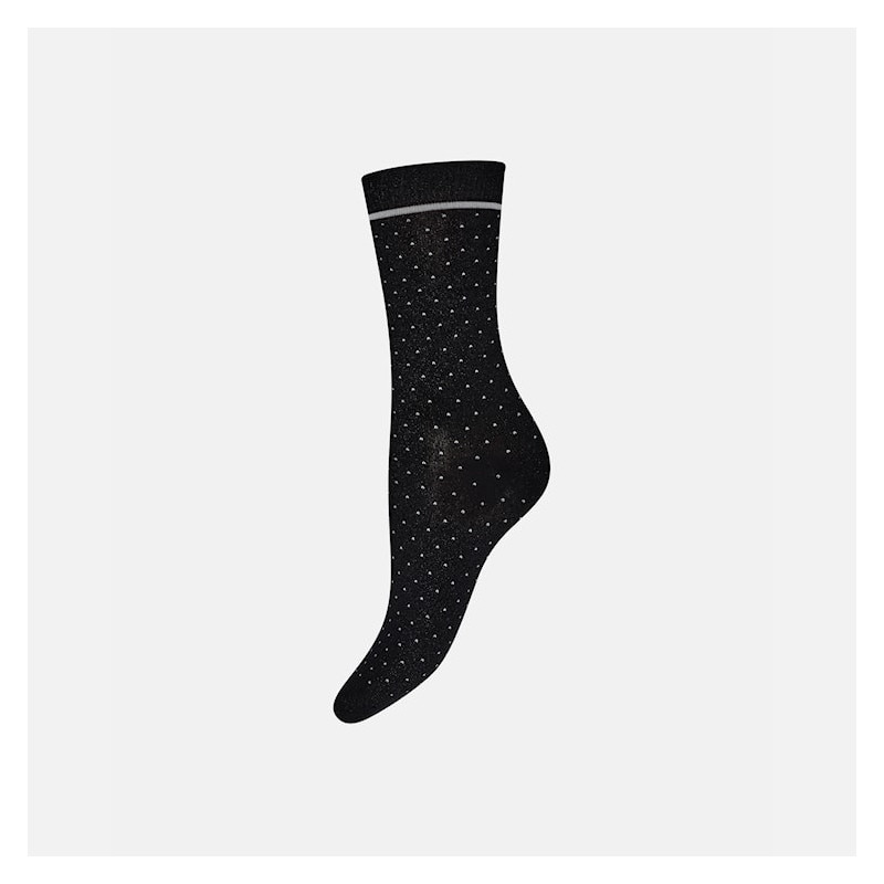 Decoy Ankel Sock Shimmer Dots 21500 5354 Black