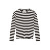 Mads Nørgaard Kids 5x5 Classic Stripe Talika Top Black/Vanilla Ice