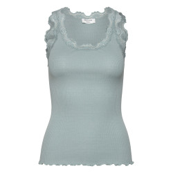 Rosemunde Silk Top W/Lace 5205-159 Blue Mist