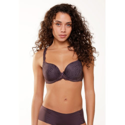 LingaDore Daily T-Shirt Bra 1400-1-167 Dark Pepper Jacquard