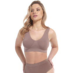 Magic Body Fashion Micro Comfort Bra Wide Strap Espresso