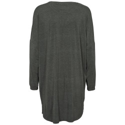 Missya Softness Nightshirt Ls. 14785 Dark Grey Melange