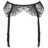 Missya Emily Suspender Belt 14907 Black W/Silver