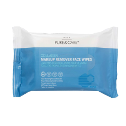 Pure & Care Makeup Remover Wipes 25pcs. Collagen Perfume-Free