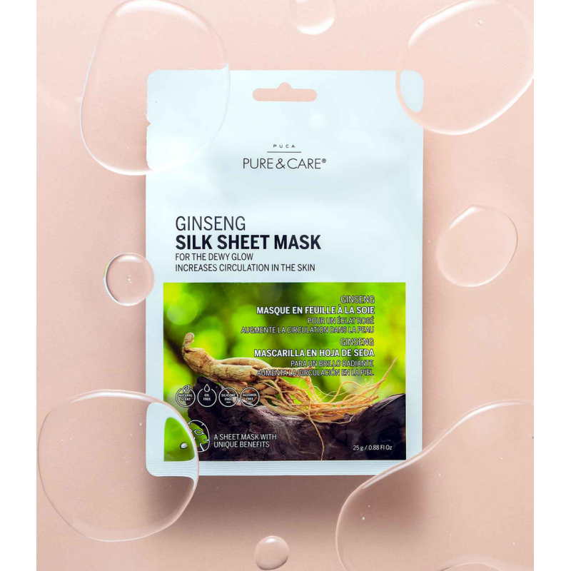 Pure & Care FACE Silk Mask - Ginseng