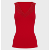 Tim & Simonsen Belen V-Lace Top H5-631 Rød/Rosso