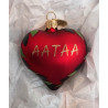 BRINK NORDIC  Julekugle - Aataa Heart 5 cm