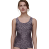 Chantelle SoftStretch Tank Top C11D10 Ink Shimmer
