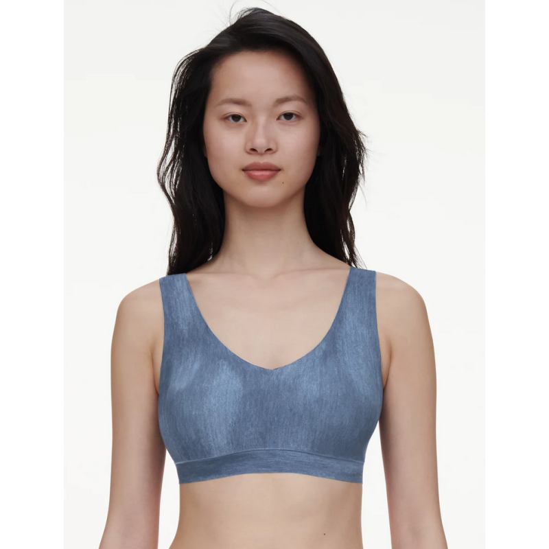 Chantelle SoftStretch Padded Bra Top C11D10 A21 Jeans Blue