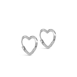 Enamel Hoops Organic Heart...