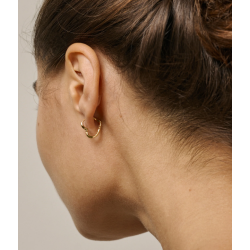 Enamel Hoops Organic Heart...