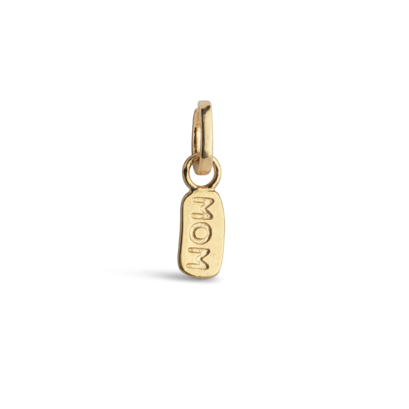 Enamel Charm My Mom C011G Gold