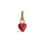 Enamel Charm Amore C012G Gold/Red