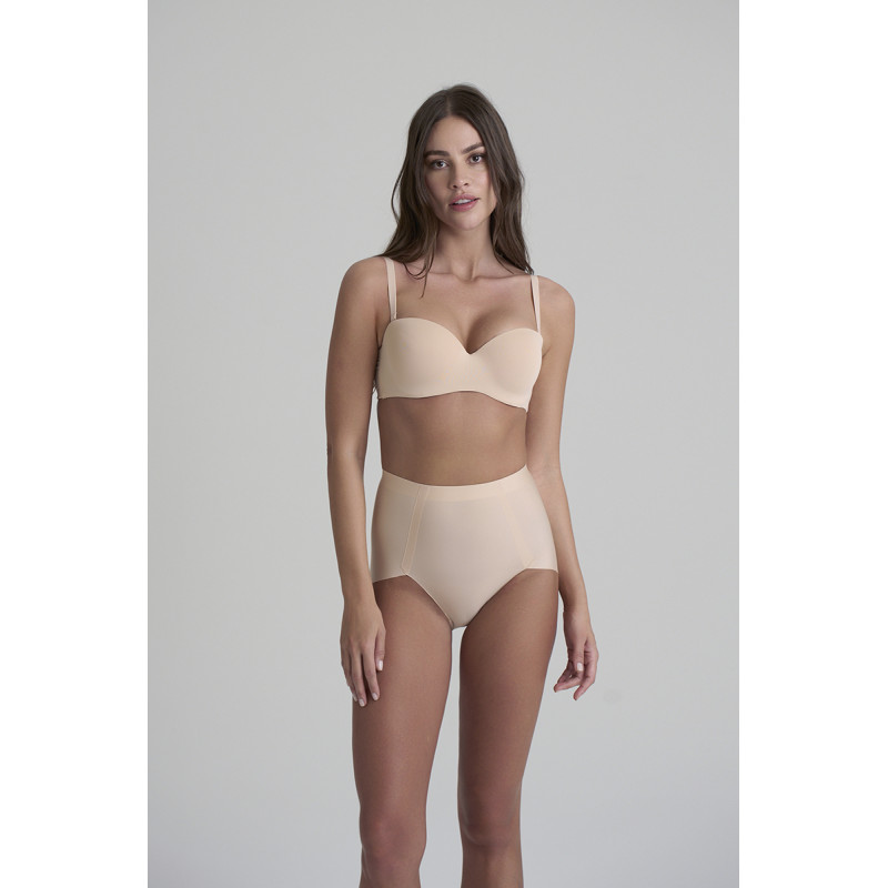 BYE BRA Smooth Essentials Mid Waist Brief 2-Pack Beige