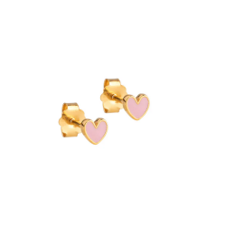 Enamel Studs Amore E415G Pink