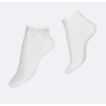 Vogue Cora Sock w. Diamonds 96716 White