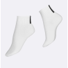 Vogue Cristina Lyocell Sneaker Sock w. Stribe 96733 White