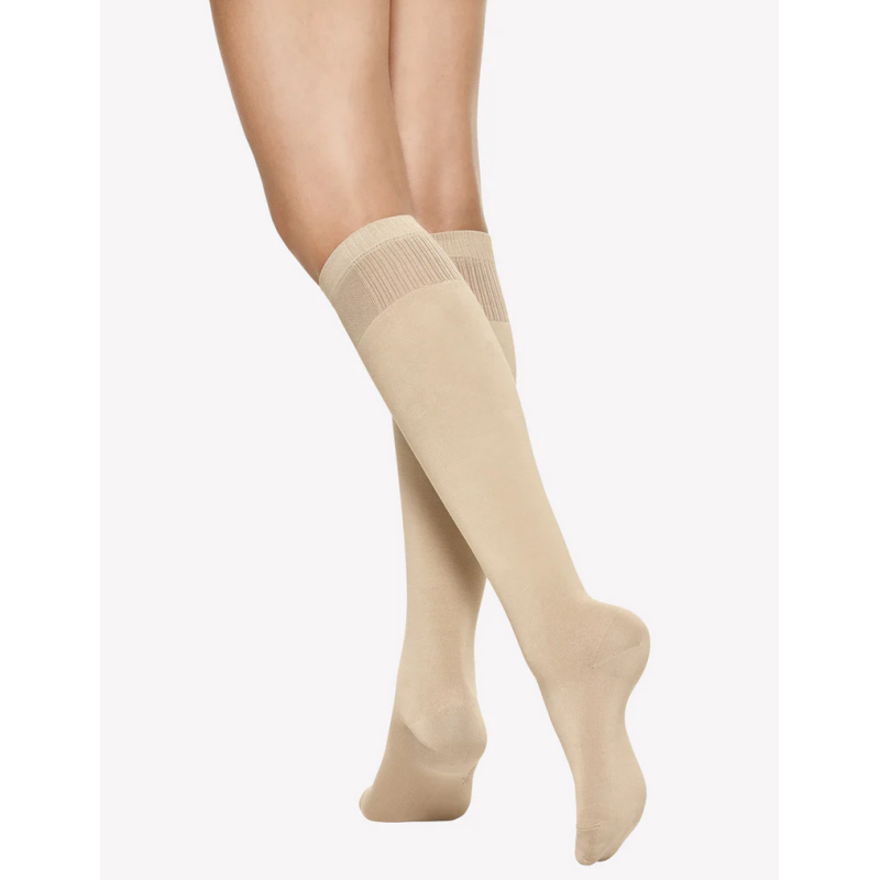 Vogue Support Travel Socks Knee High 33880 Sand
