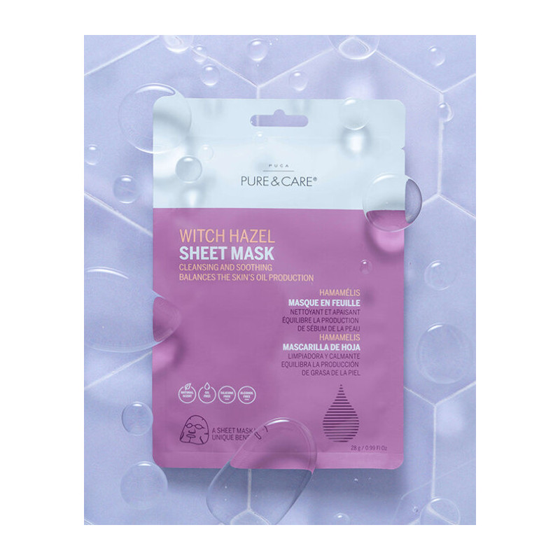 Pure & Care Face Sheet Mask - Witch Hazel