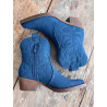 Duffy Cowboy Boots Short 97-20987 Denim