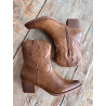 Duffy  Cowboy Boots Short 97-20986 Cognac