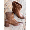 Duffy  Cowboy Boots Short 97-20986 Cognac