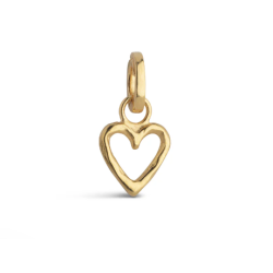Enamel Charm Organic Heart...
