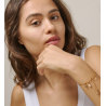 Enamel Charm Finest Pearl C018G Goldplated