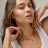 Enamel Charm Finest Pearl C018G Goldplated