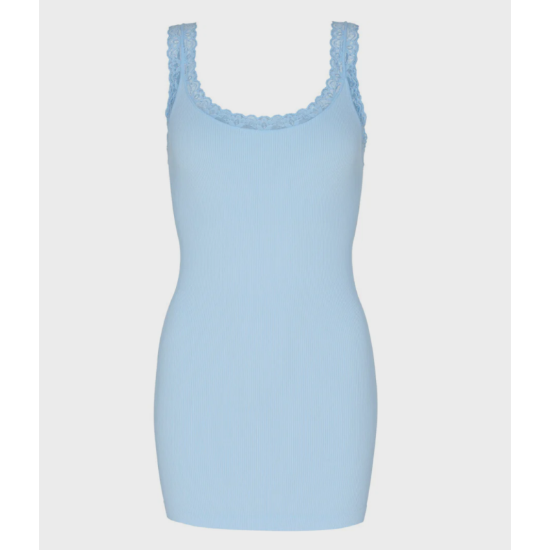 Tim & Simonsen Frida Rib Top Plus+ H5-202XPlus Azzurro