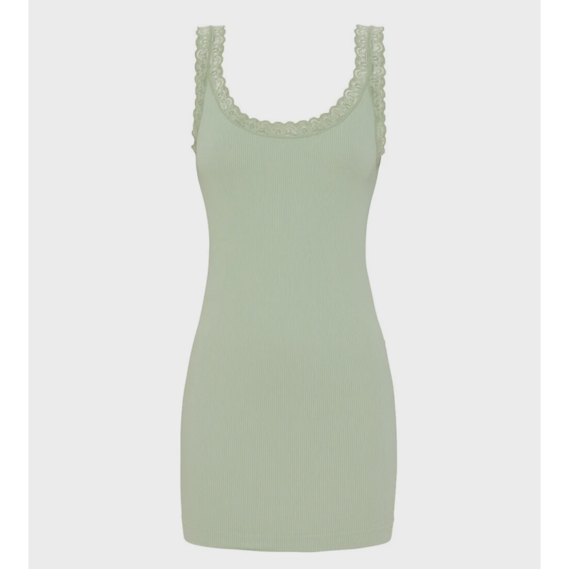 Tim & Simonsen Frida Rib Top Plus+ H5-202XPlus Menta