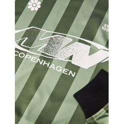 Mads Nørgaard Shiny Sport Debbie Dress 9619 Four Leaf Clover/Oil Green