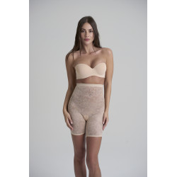 Bye Bra Lacy High Waist Shaping Short LACHWS Beige