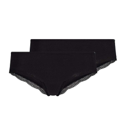 SKINY Cheeky Panty 2-Pack Cotton 081995 7665 Black